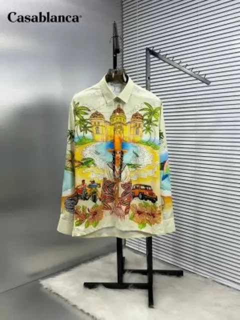 Casablanca Imported Full Sleeves Shirt Castle Edition