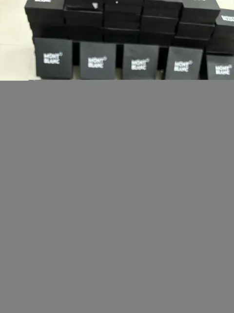 03 MONT BLANC SILVER BLACK 2TONE COLOUR PREMIUM QUALITY REVERSIBLE BELT WITH BOX