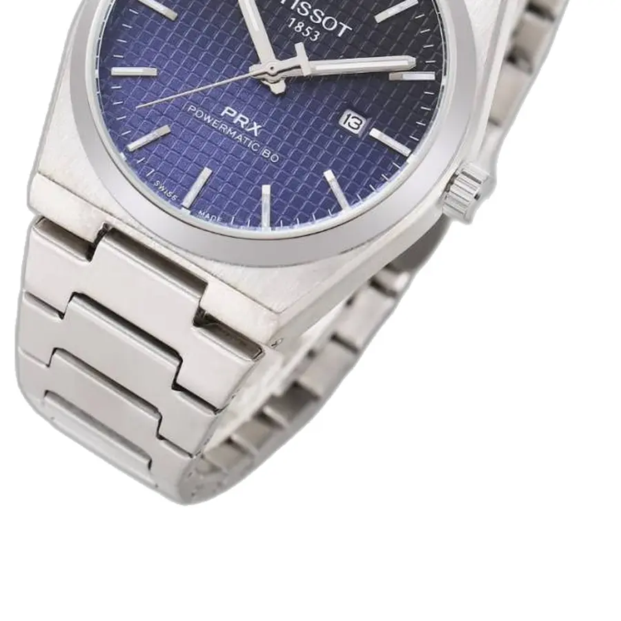 Tissot 1853 Prx Silver-Black & Purple - strap
