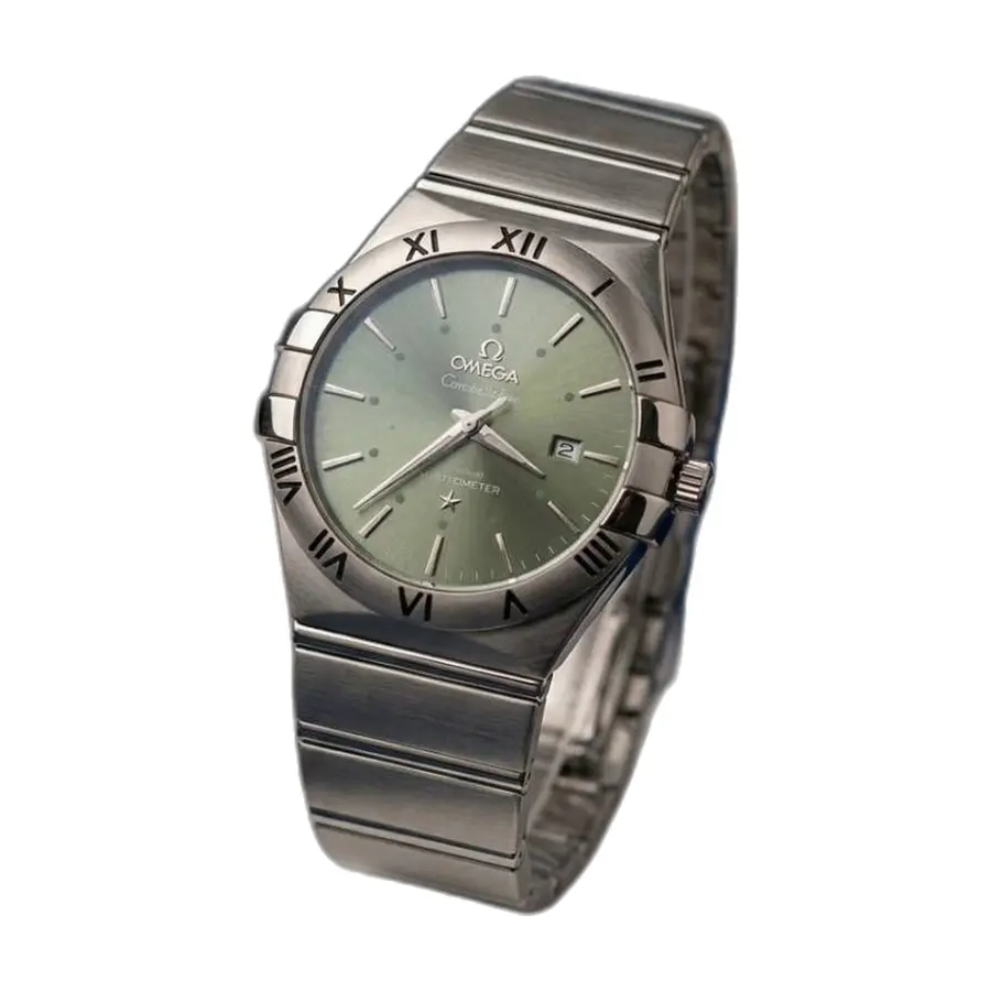 Omega Constellation Green - front view